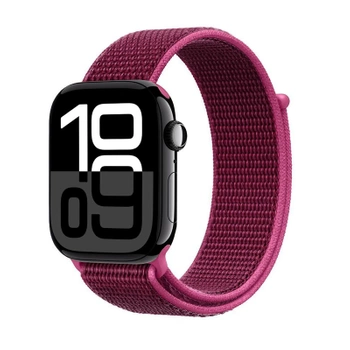 Crong Nylon - Cinturino sportivo per Apple Watch 38/40/41/42 mm (Magenta Fusion)