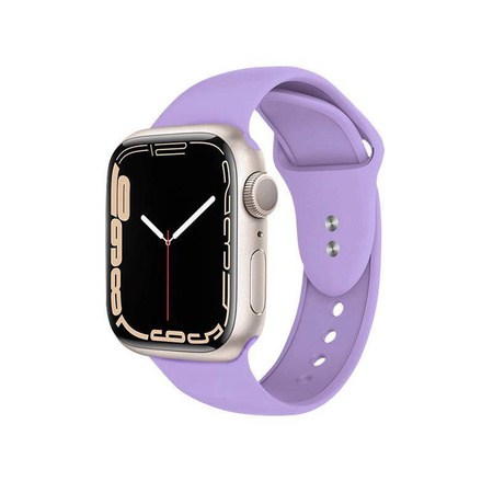 Crong Liquid - Pasek do Apple Watch 38/40/41 mm (fioletowy)