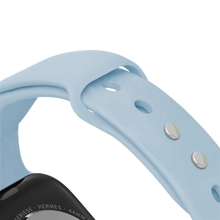 Crong Liquid - Armband für Apple Watch 42/44/45/49 mm (blau)