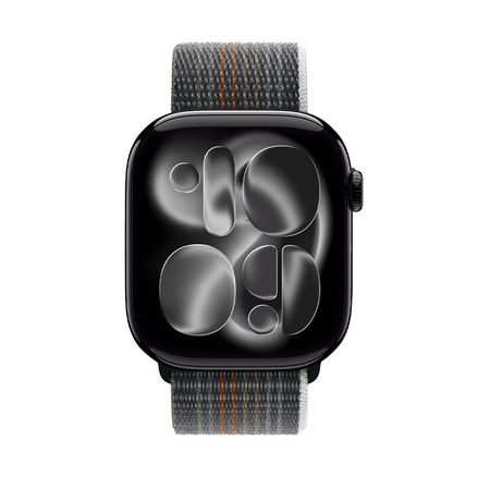 Curea sport Crong Nylon pentru Apple Watch 44/45/46/49 mm (Midnight Run)