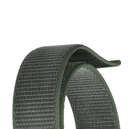 Crong Nylon - sportovní řemínek pro Apple Watch 38/40/41/42 mm (vojenská zelená)