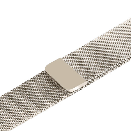 Crong Milano Steel - Λουράκι από ανοξείδωτο ατσάλι για Apple Watch 38/40/41 mm (σαμπάνια)