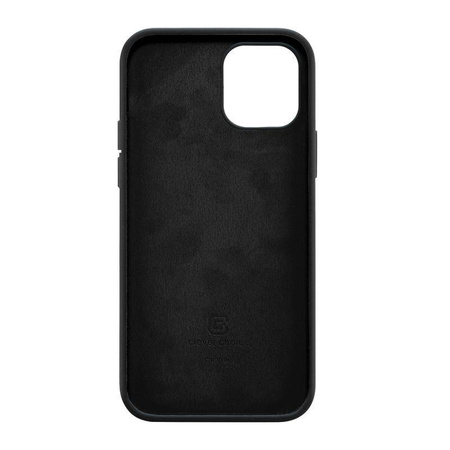 Crong Color Cover - Silikonhülle für iPhone 12 / iPhone 12 Pro (schwarz)