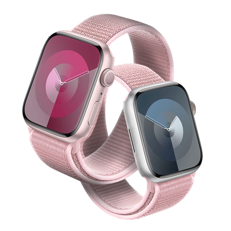 Crong Nylon - Αθλητικό λουράκι για Apple Watch 38/40/41 mm (Powder Pink)
