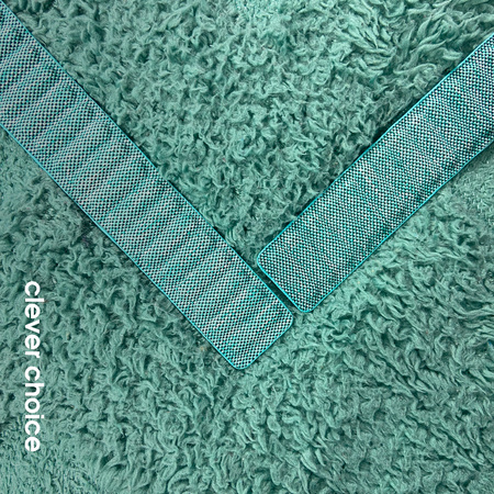 Crong Melange - Magnetarmband für Apple Watch 44/45/46/49 mm (türkis meliert)