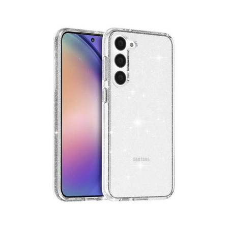 Crong Glitter Gehäuse - Samsung Galaxy A54 5G Gehäuse (Transparent)