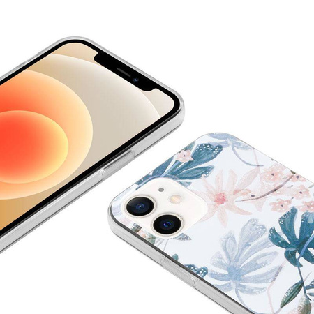 Crong Flower Case - Etui iPhone 12 / iPhone 12 Pro (wzór 01)