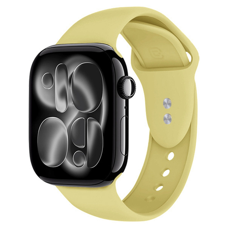 Crong Liquid - Каишка за Apple Watch 38/40/41/42 мм (сламена)