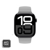 Pasek Crong Liquid do Apple Watch 49/46/45/44 mm Szary Silikonowy