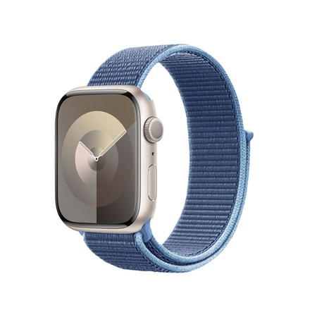 Correa deportiva Crong Nylon para Apple Watch de 38/40/41/42 mm (azul océano)