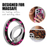 Crong Deluxe RING Holder - MagSafe Magnetic Phone Holder (Pink Tortoise)