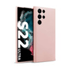 Crong Color Cover - Silikonhülle für Samsung Galaxy S22 Ultra (rosa)