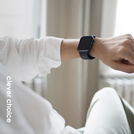 Crong Liquid - Apple Watch szíj 38/40/41/42 mm (zöld)