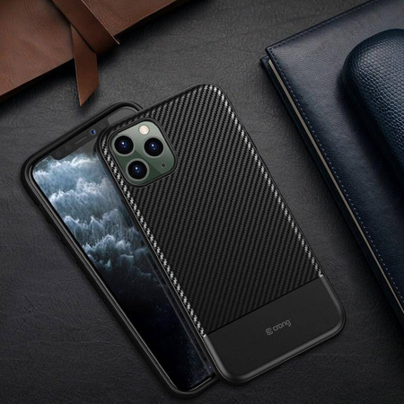 Etui Crong Prestige Carbon Cover do iPhone 11 Pro Karbonowe Plecki