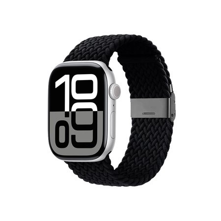 Crong Wave Band – Fonott Apple Watch szíj 38/40/41/42 mm (Grafitszürke)