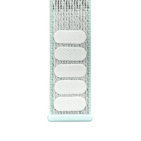Crong Nylon - Sportarmband für Apple Watch 38/40/41/42 mm (Pastellgrau)