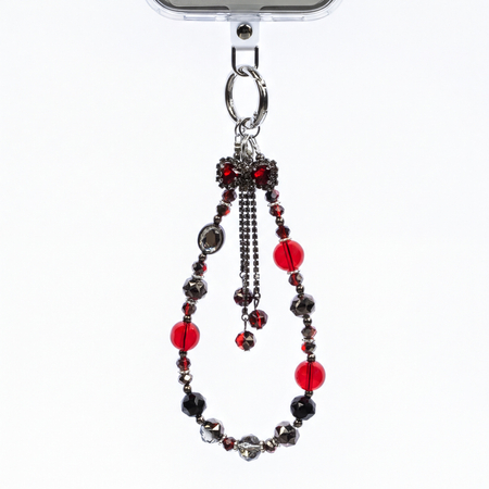 Crong Phone Charm Red Bow – telefonos csuklópánt díszmasnival