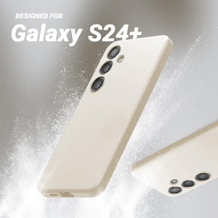 Etui do Samsung Galaxy S24 Plus Crong Color Cover Silikonowy Case Ochronny Beżowy