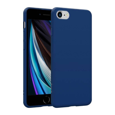 Crong Color Cover - Калъф за iPhone SE (2022/2020) / 8 / 7 (син)