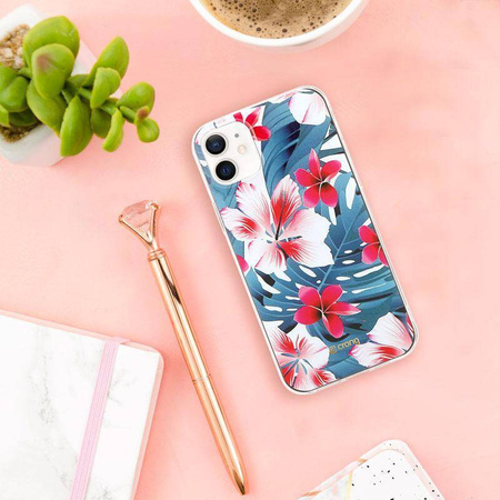Etui Crong Flower Case do iPhone 12 Mini Kolorowe Plecki Kwiaty Kobiece 03