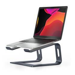 Crong AluBench - Aluminum laptop stand (black)