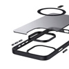 Crong Hybrid Frost MAG Cover - iPhone 15 Pro Max MagSafe Case (Black)