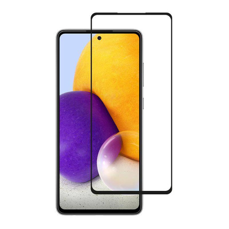 Crong 7D Nano Flexible Glass - nerozbitné 9H hybridní sklo pro celou obrazovku Samsung Galaxy A72