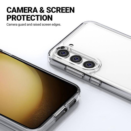 Etui Crong Crystal Shield Cover do Samsung Galaxy S23 Przezroczyste Plecki