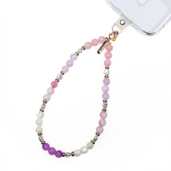 Pandantiv telefon Crong - Lanyard (mărgele pastel)