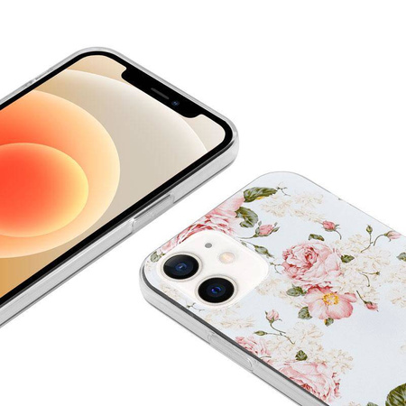 Crong Flower Case - Etui iPhone 12 / iPhone 12 Pro (wzór 02)