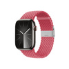 Crong Wave Band - Pleciony pasek do Apple Watch 38/40/41/42 mm (różowy)