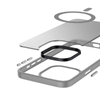 Etui Crong Hybrid Frost MAG Cover do iPhone 15 Pro Max Matowe Szare Plecki