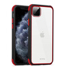 Crong Trace Clear Cover - Hybrid Protective Case for iPhone 11 Pro (Black/Red)