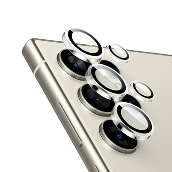 Δακτύλιος φακού Crong - Μετριασμένο γυαλί για το φακό της κάμερας του Samsung Galaxy S24 Ultra (διάφανο)