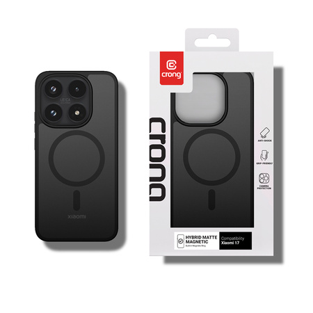Crong Hybrid Matte Magnetic - Xiaomi 17 MagSafe Case (blue)