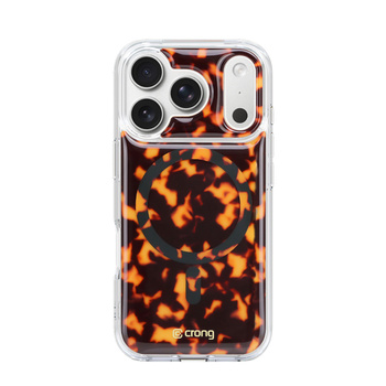 Crong Deluxe MAG Cover - калъф MagSafe за iPhone 17 Pro (костенурков)