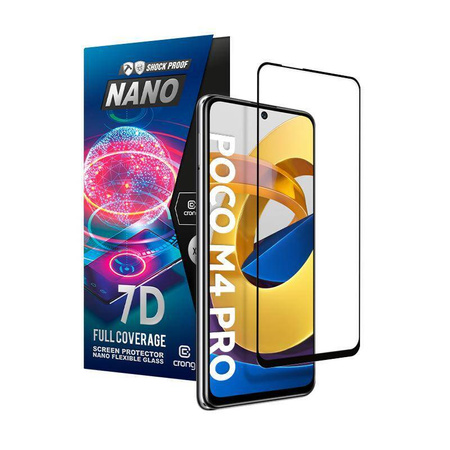 Crong 7D Nano Flexible Glass – Full Coverage Hybrid Screen Protector 9H POCO M4 Pro 5G