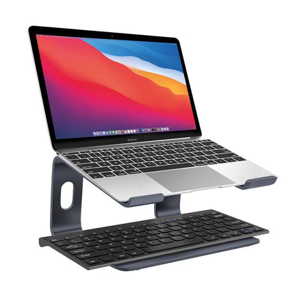 Aluminiowa Podstawka pod Laptopa Stojak Crong AluBench Grafitowy