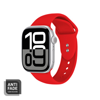 Crong Liquid - Apple Watch szíj 38/40/41/42 mm (piros)