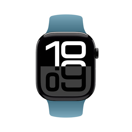 Crong Liquid - Correa para Apple Watch de 44/45/46/49 mm (azul marino)