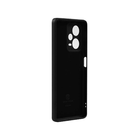 Crong Color Cover - Silikonhülle für Xiaomi Redmi Note 12 Pro+ 5G (schwarz)