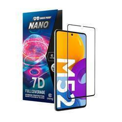 Crong 7D Nano Flexible Glass - 9H hybridní sklo pro celý displej telefonu Samsung Galaxy M52 5G