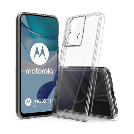 Κάλυμμα Crong Crystal Shield - Θήκη Motorola Moto G53 (Διαφανές)