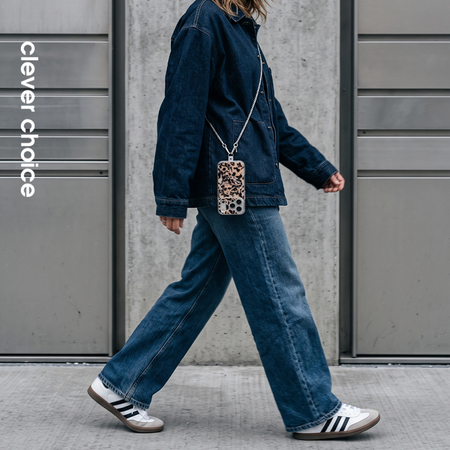 Crong Phone Crossbody Silver Link – łańcuszek do telefonu na ramię