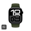 Crong Liquid - Correa para Apple Watch de 38/40/41/42 mm (verde)