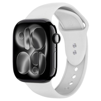 Crong Liquid - Apple Watch szíj 38/40/41/42 mm (fehér)
