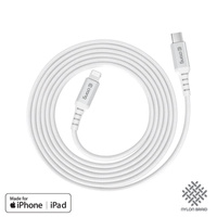 Crong Armor Link - Kabel USB-C Lightning Fast Charging MFi 150cm (biały)