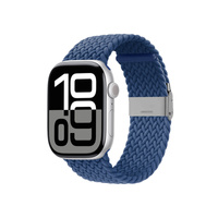 Crong Wave Band – Pleciony pasek do Apple Watch 38/40/41/42 mm (niebieski)