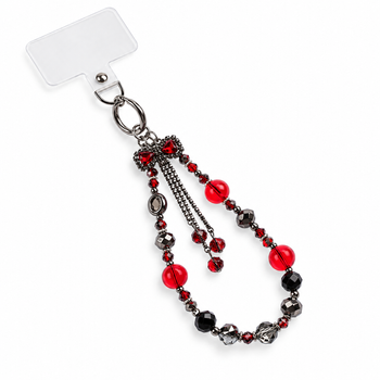 Crong Phone Charm Red Bow – curea de încheietură pentru telefon cu fundă decorativă