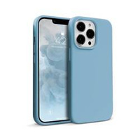 Crong Color Cover Liquid Silicone Case for iPhone 13 Pro Max (Sky Blue)